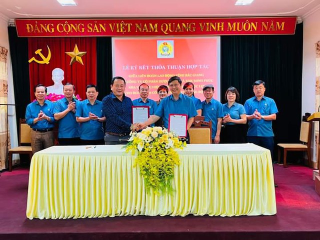 Bắc Giang ký kết thỏa thuận hợp tác Chương trình phúc lợi đoàn viên Công đoàn - Ảnh 2.