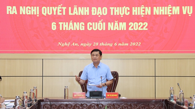 Nghệ An: Đảng ủy Quân sự tỉnh ra Nghị quyết nhiệm vụ 6 tháng cuối năm 2022. - Ảnh 4.