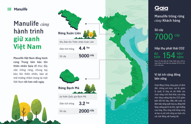 Manulife Việt Nam cùng khách hàng trồng rừng, hướng tới một tương lai bền vững - Ảnh 1.
