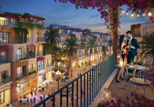 Commercial Villa tại Hon Thom Paradise Island sẽ được thiết kế đa dạng công năng. Ảnh phối cảnh minh họa Sun Property