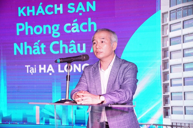 Nguyễn Bá Luân, Tổng Giám đốc TNH Hotels & Resorts phát biểu tại lễ khai trương
