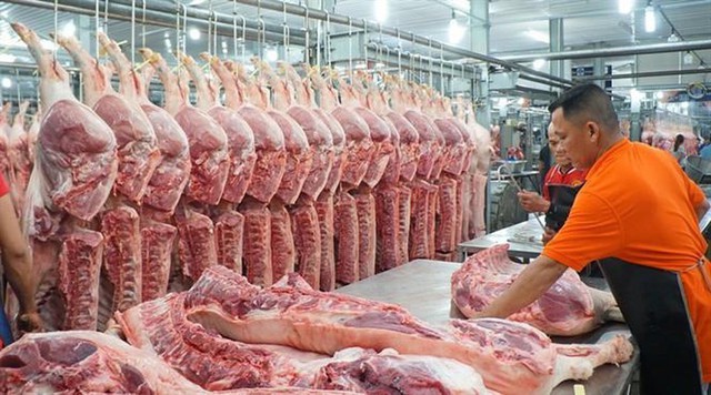 Xuất khẩu thịt và các sản phẩm thịt giảm mạnh - Ảnh 1.