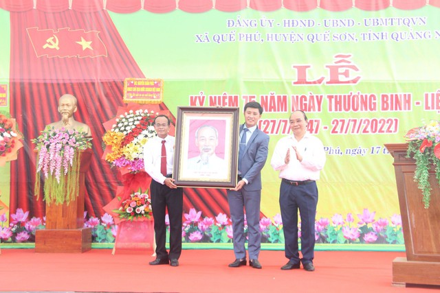 Quảng Nam: Chủ tịch nước Nguyễn Xuân Phúc dự lễ kỷ niệm ngày Thương binh liệt sĩ - Ảnh 1.