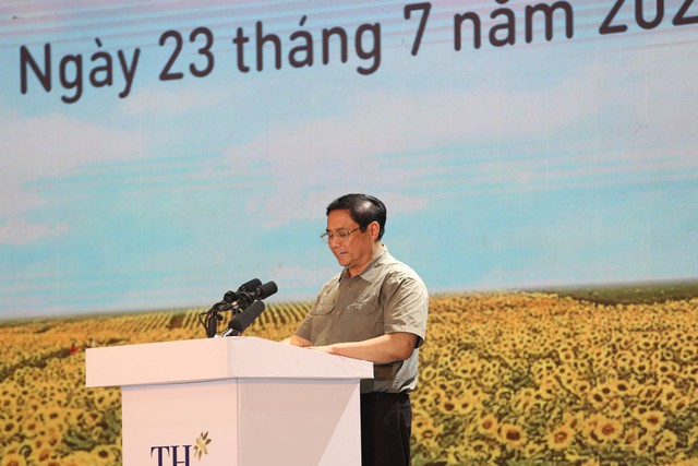 Nghệ An: Thủ tướng Chính phủ Phạm Minh Chính làm việc với Tập đoàn TH - Ảnh 2.