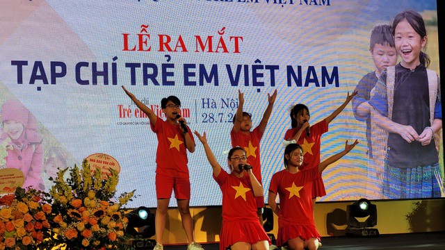 Trang trọng Lễ ra mắt Tạp chí Trẻ em Việt Nam - Ảnh 1.
