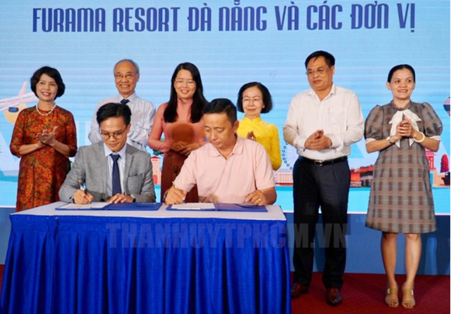 Huyện Cát Hải tham dự diễn đàn liên kết phát triển du lịch Việt nam tại thành phố Hồ Chí Minh - Ảnh 2.