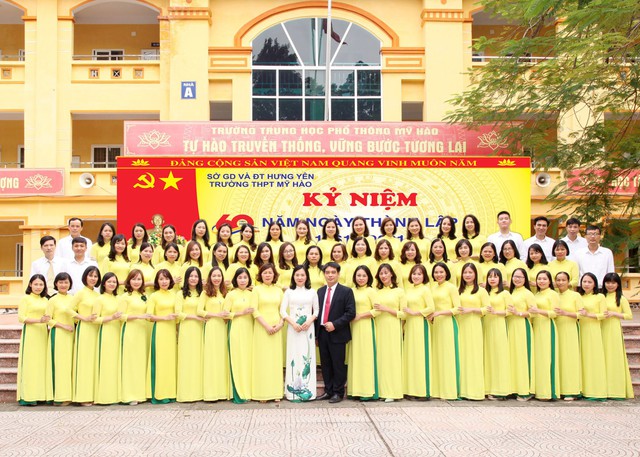 Trường THPT Mỹ Hào (Hưng Yên) đổi mới toàn diện, nâng tầm chất lượng giáo dục - Ảnh 1.