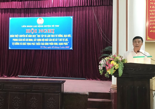 LĐLĐ huyện Vũ Thư: Triển khai nghị quyết của Bộ Chính trị về “Đổi mới tổ chức và hoạt động của Công đoàn Việt Nam trong tình hình mới” - Ảnh 1.