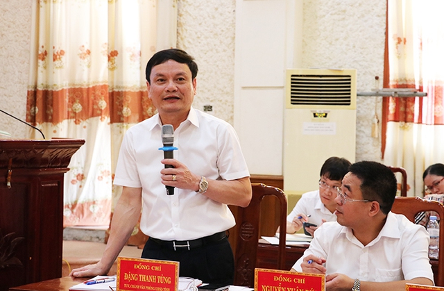 Nghệ An: Chủ tịch UBND tỉnh làm việc với Ban Thường vụ Huyện ủy Anh Sơn - Ảnh 3.