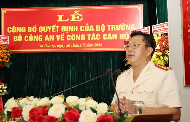 An Giang: Phó Giám đốc Công an tỉnh Hậu Giang làm Giám đốc Công an tỉnh An Giang - Ảnh 4.