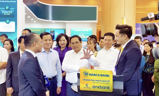 Nam A Bank giới thiệu nhiều công nghệ ưu việt tại “Ngày chuyển đổi số” ngành Ngân hàng - Ảnh 1.