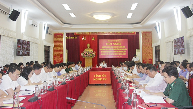 Nghệ An: Hội nghị quán triệt việc thành lập Ban Chỉ đạo tỉnh về phòng, chống tham nhũng, tiêu cực - Ảnh 1.