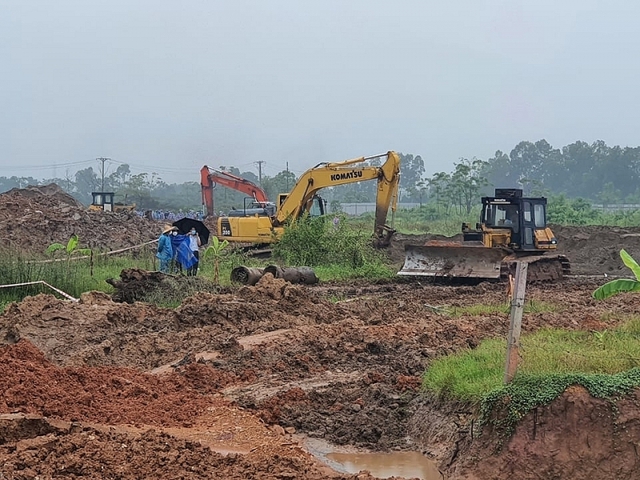 Yên Lạc (Vĩnh Phúc): Tiếp tục cưỡng chế GPMB 4 hộ thuộc dự án cụm công nghiệp làng nghề Minh Phương - Ảnh 1.
