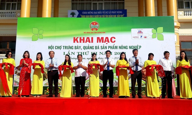 Quảng Nam: Khai mạc hội chợ trưng bày, quảng bá sản phẩm nông nghiệp lần thứ III năm 2022 - Ảnh 1.