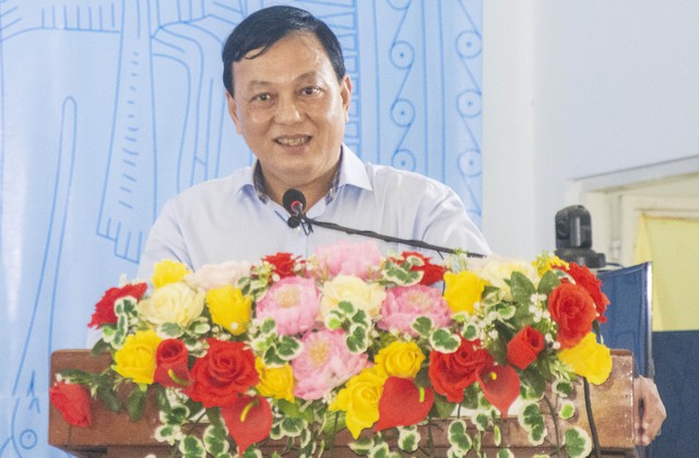 Ông Nguyễn Thành Huân – Phó Giám đốc sở Công thương phát biểu tại hội nghị.