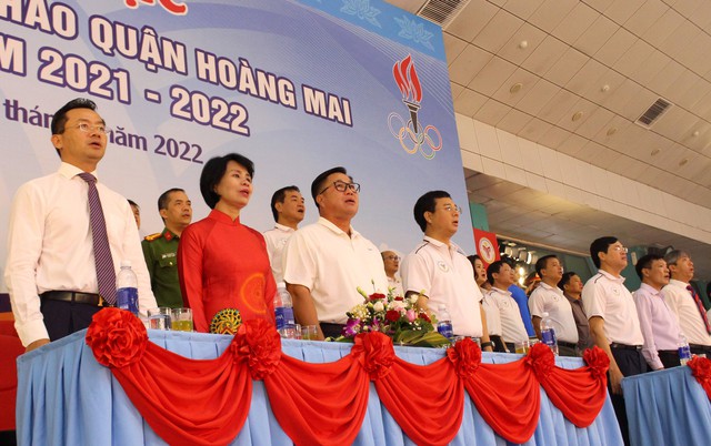 Long trọng khai mạc Đại hội TDTT quận Hoàng Mai lần thứ V - Ảnh 2. Long trọng khai mạc Đại hội TDTT quận Hoàng Mai lần thứ V - Ảnh 2.