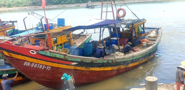 Nghệ An: cấm các loại tàu thuyền và phương tiện vận tải ra khơi - Ảnh 1.
