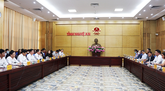 Nghệ An: UBND tỉnh tiếp Đoàn doanh nghiệp đến từ Đài Loan - Ảnh 1.