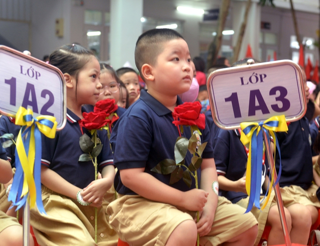 Trường Tiểu học Trưng Trắc hân hoan chào đón năm học mới 2022-2023 - Ảnh 1.