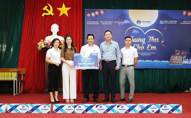 Natrumax Việt Nam mang trung thu sớm cho trẻ em nghèo Vĩnh Phúc - Ảnh 5.