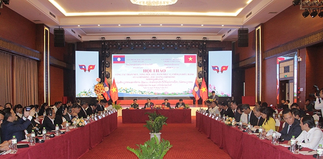 Nghệ An: Chính phủ Việt Nam và Lào trao đổi kinh nghiệm trong công tác tham mưu tổng hợp - Ảnh 1.