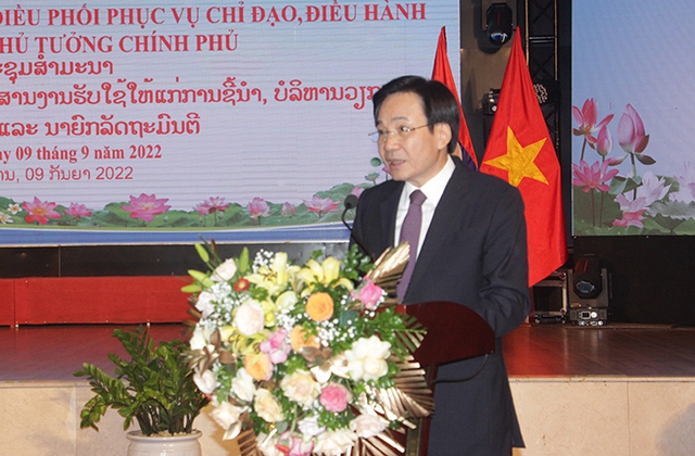 Nghệ An: Chính phủ Việt Nam và Lào trao đổi kinh nghiệm trong công tác tham mưu tổng hợp - Ảnh 2.