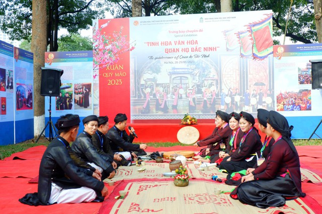 “Trải nghiệm Tết Việt vùng Kinh Bắc” tại Bảo tàng Dân tộc học Việt Nam - Ảnh 1.