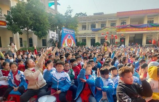 Trường Tiểu học Nguyễn Văn Trỗi tổ chức ngày hội khai bút đầu xuân - Ảnh 2.