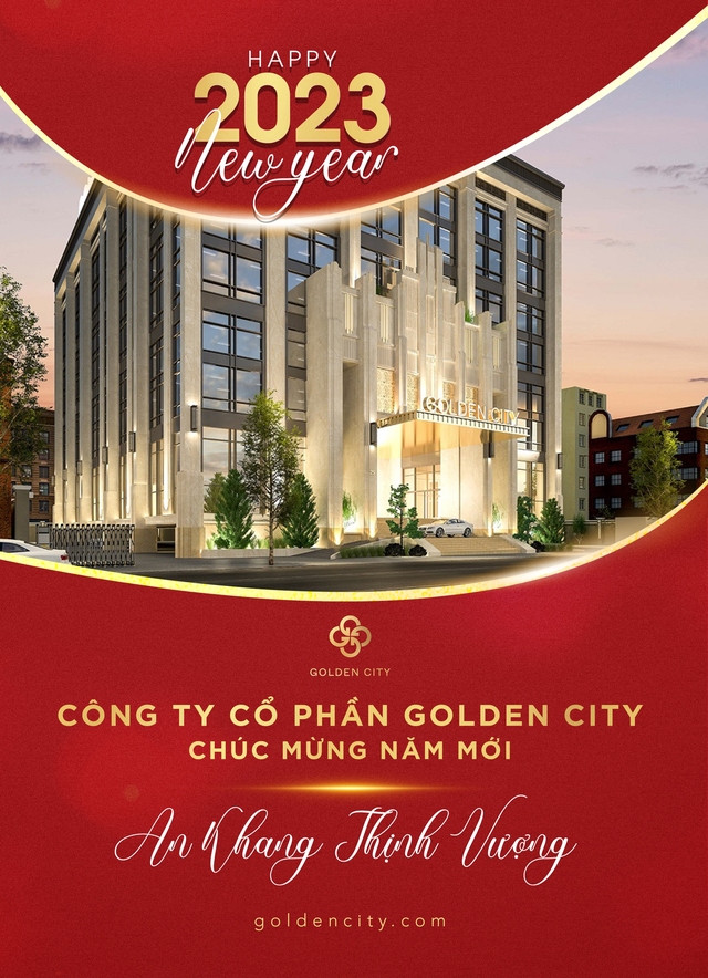 Công ty Cổ phần Golden City - Chúc mừng năm mới Xuân Quý Mão 2023 - Ảnh 1.