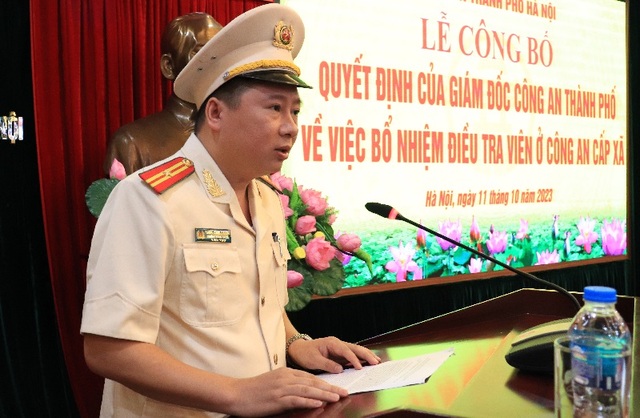 Hà Nội bổ nhiệm 332 Điều tra viên Công an cấp xã - Ảnh 2.
