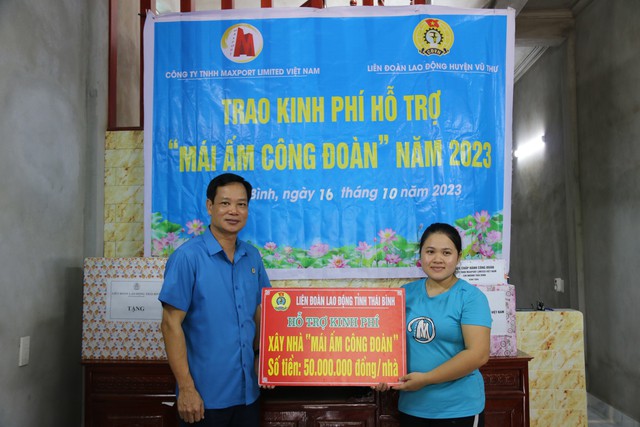 Thái Bình: Hỗ trợ 100 triệu đồng cho 02 đoàn viên xây nhà - Ảnh 1.