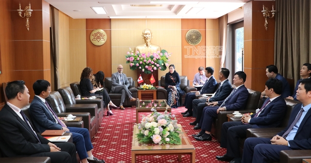 Đoàn công tác Đại sứ quán Canada tại Việt Nam thăm và làm việc tại tỉnh Thái Nguyên - Ảnh 1.