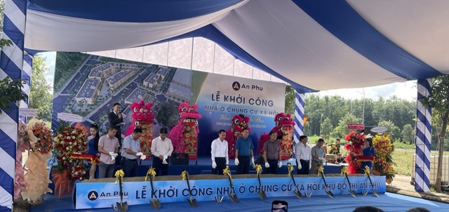 Xây dựng nhà ở xã hội Khu đô thị Ân Phú với tổng vốn đầu tư hơn 212 tỷ đồng - Ảnh 1.