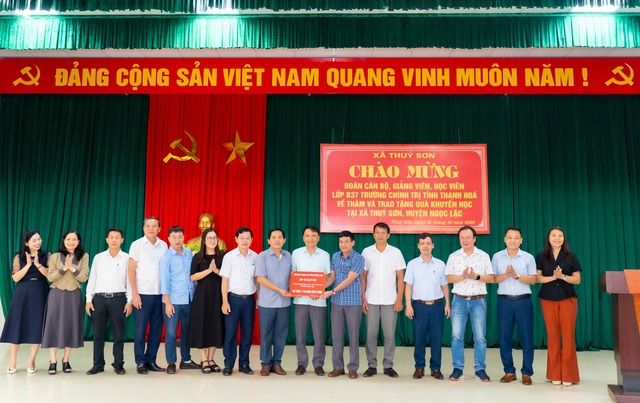 Trường chính trị tỉnh Thanh Hóa - Lan tỏa phong trào khuyến học, khuyến tài ở lớp B37 trung cấp lý luận chính trị  - Ảnh 4.