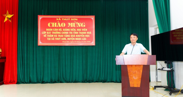 Trường chính trị tỉnh Thanh Hóa - Lan tỏa phong trào khuyến học, khuyến tài ở lớp B37 trung cấp lý luận chính trị  - Ảnh 1.