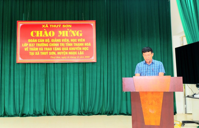 Trường chính trị tỉnh Thanh Hóa - Lan tỏa phong trào khuyến học, khuyến tài ở lớp B37 trung cấp lý luận chính trị  - Ảnh 3.