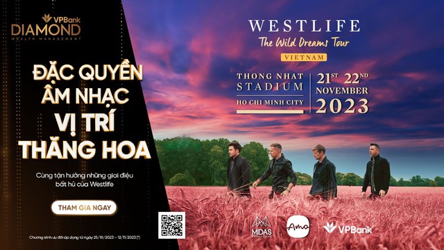 VPBank chiêu đãi 5.000 vé miễn phí đêm nhạc Westlife - Ảnh 1.