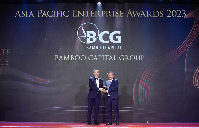 Bamboo Capital và Tracodi nhận giải Doanh nghiệp xuất sắc châu Á 2023 - Ảnh 1.