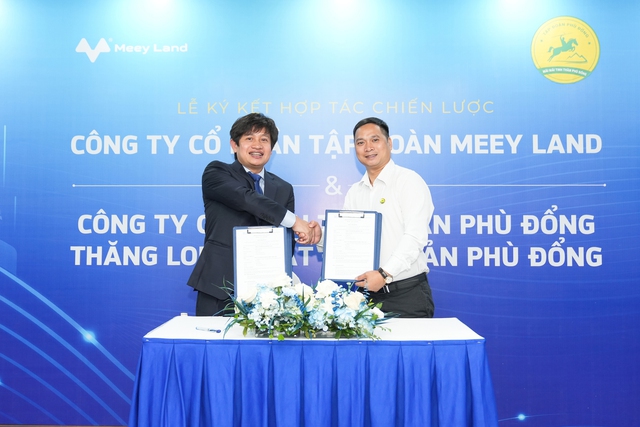Tập đoàn Phù Đổng Thăng Long - Bất động sản Phù Đổng và Meey Land trở thành đối tác chiến lược.