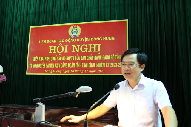 Gần 350 đoàn viên Thái Bình được triển khai Nghị quyết số 06/NQ-TU- Ảnh 1.