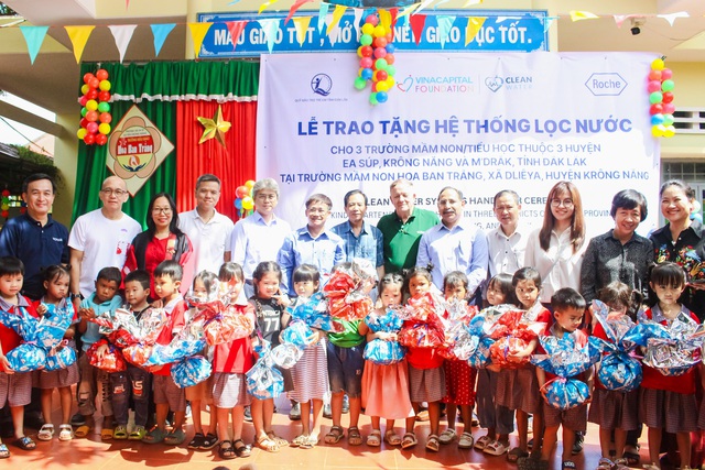 Roche Việt Nam và VinaCapital Foundation chung tay mang nước sạch đến trẻ em Đắk Lắk- Ảnh 3.