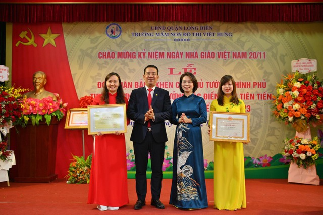 Trường MN Đô thị Việt Hưng: Xứng danh lá cờ đầu khối mầm non quận Long Biên- Ảnh 3.