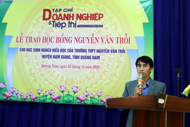 Tạp chí Doanh nghiệp và Tiếp thị trao học bổng Nguyễn Văn Trỗi tại Quảng Nam- Ảnh 5.