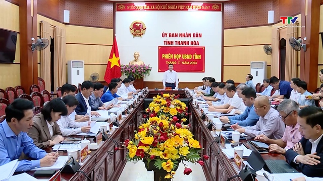 Thanh Hóa: UBND tỉnh tổ chức phiên họp thường kỳ tháng 11- Ảnh 1.