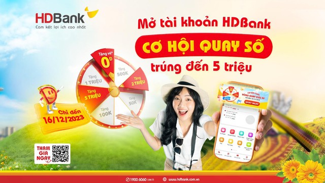 Cơ hội cuối săn hoàn tiền 5 triệu và ưu đãi kép khi mở tài khoản HDBank- Ảnh 1.