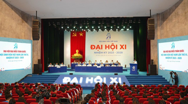Khai mạc Đại hội đại biểu toàn quốc Hội Sinh viên Việt Nam lần thứ XI- Ảnh 1.