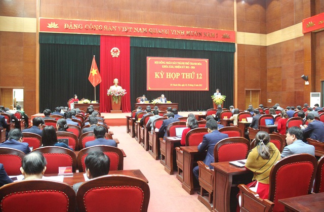 TP. Thanh Hóa: Khai mạc kỳ họp thứ 12 nhiệm kỳ 2021-2026- Ảnh 1.