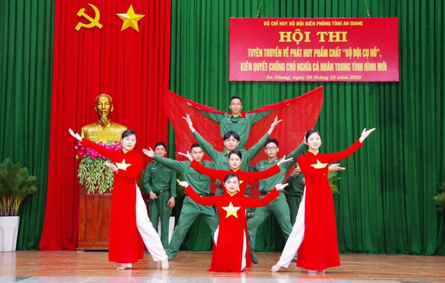 BĐBP tỉnh An Giang: Tổ chức Hội thi tuyên truyền về phát huy phẩm chất “Bộ đội cụ Hồ”- Ảnh 1.