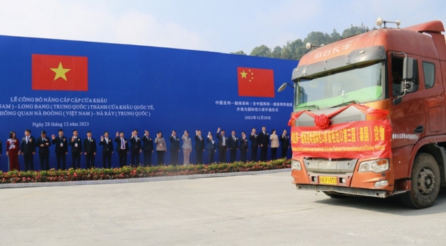 Cửa khẩu Trà Lĩnh - Long Bang chính thức nâng cấp thành cửa khẩu quốc tế- Ảnh 1.
