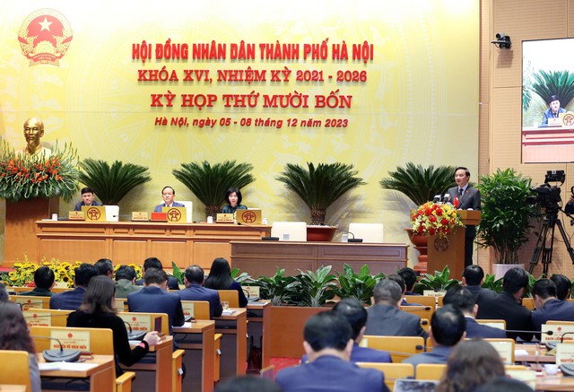Kỳ họp thứ 14 HĐND TP Hà Nội: Quyết sách nhiều vấn đề quan trọng- Ảnh 2.